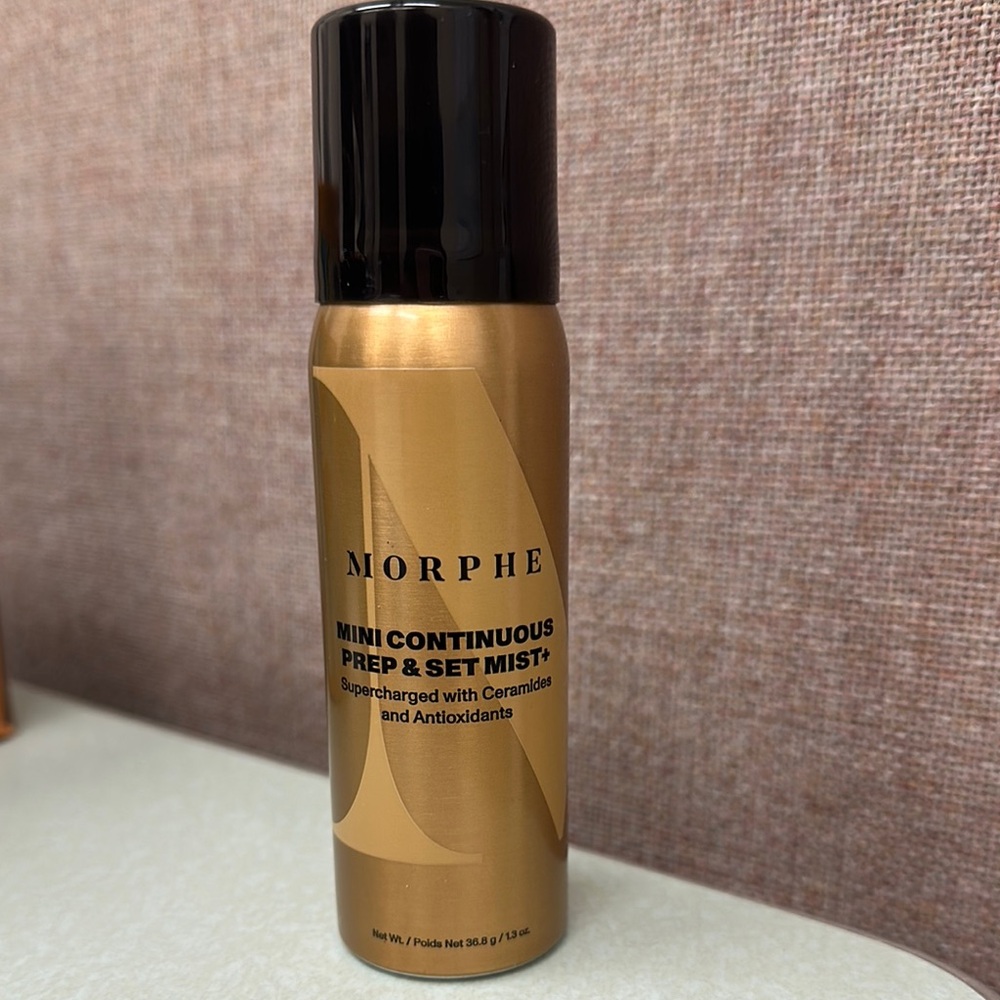 Morphe Gold Mini Continuous Prep & Set Mist 1+